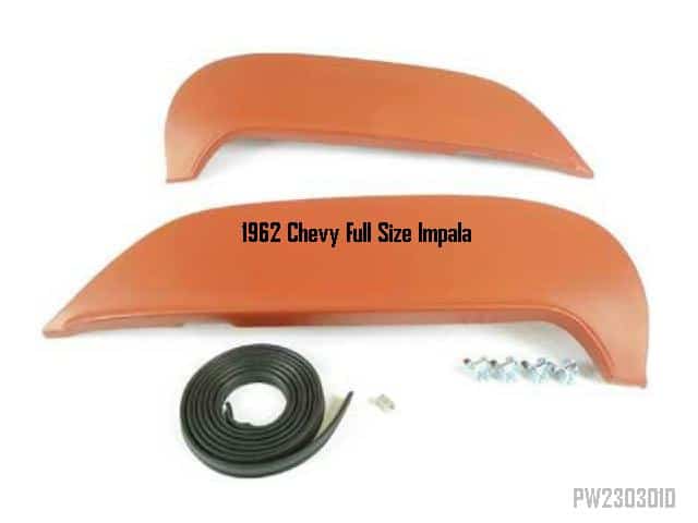 Fender Skirt Kit: 1962 Chevy Full Size